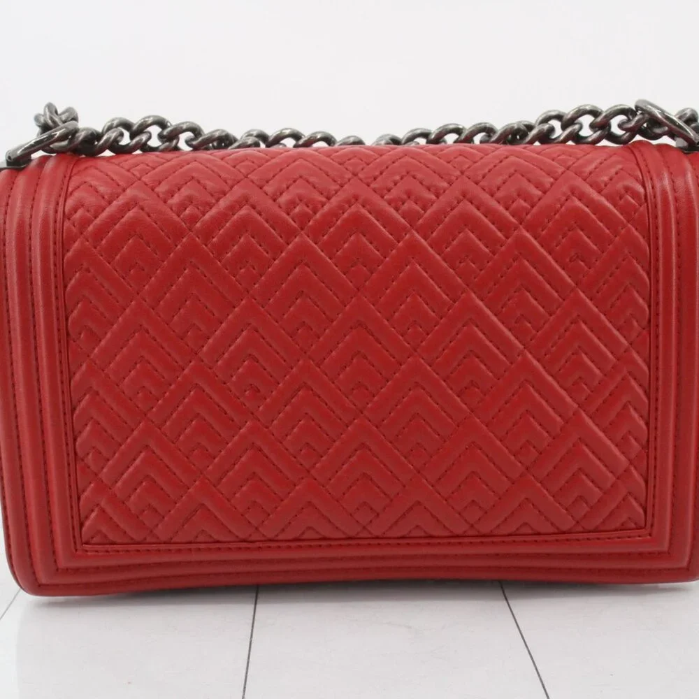 Chanel Red Boy Bag 21 Series (shown live) - Picture 2 of 14